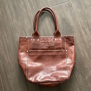 Abercrombie and Fitch brown leather purse